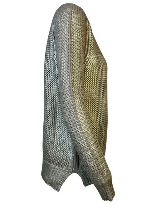 maglia donna laminata tortora A rovescio | W9032/161613